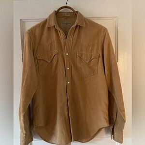 Vintage Ralph Lauren Western Wear Corduroy Shirt